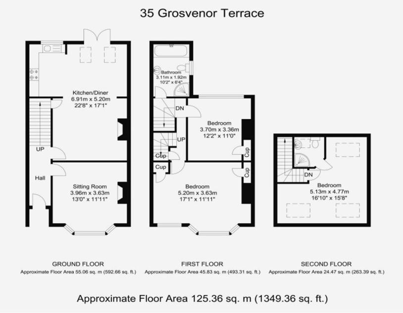 35 Grosvenor Terrace - 3 Bed Sleeps 6, 5 Min Walk From Centre * York